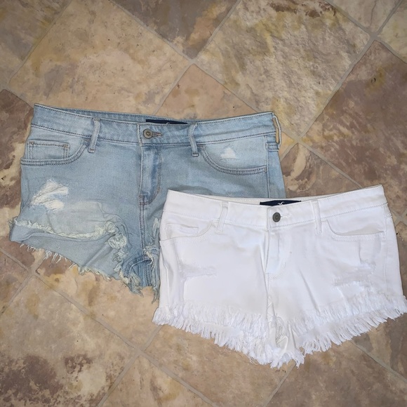 Hollister distressed shorts bundle - Picture 1 of 2